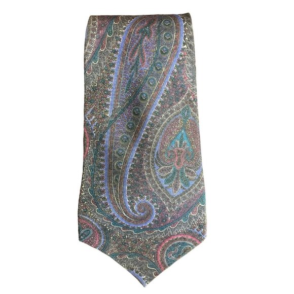 Hunting Horn Men's Formal Necktie 54"Lx3.75"W Multicolor Neck Tie - Picture 1 of 3